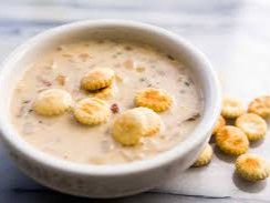 Clam chowder is any of several chowder soups containing clams and broth. In addition to clams, common ingredients includ...